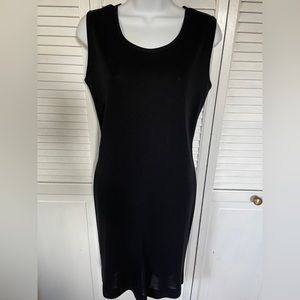 Exclusively Misook Black Sleeveless Dress LBD Small